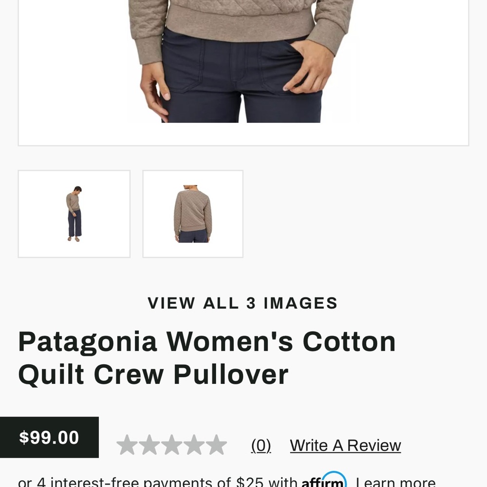 Maroon Patagonia Pull over Sweatshirt - Picture 4 of 7